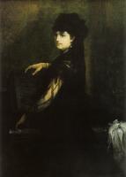 Hans Makart - amalie makart am klavier